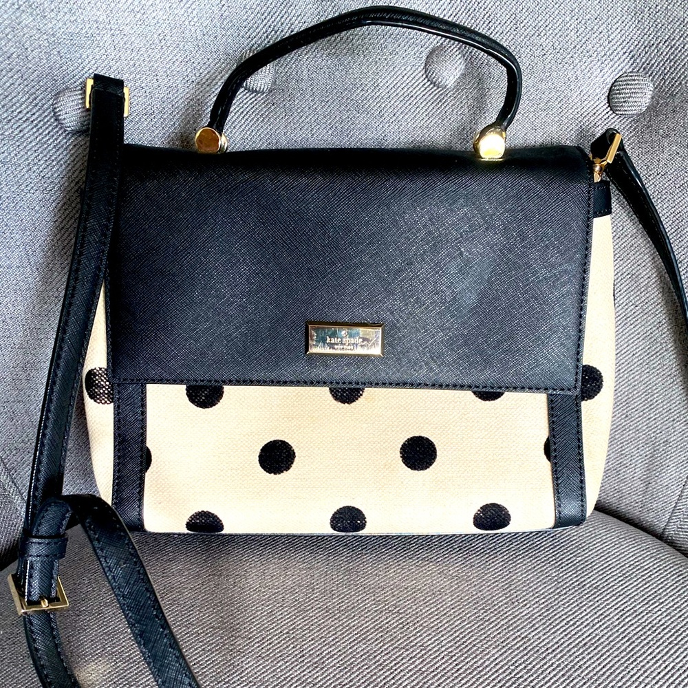 Kate Spade Polka Dot Canvas Purse